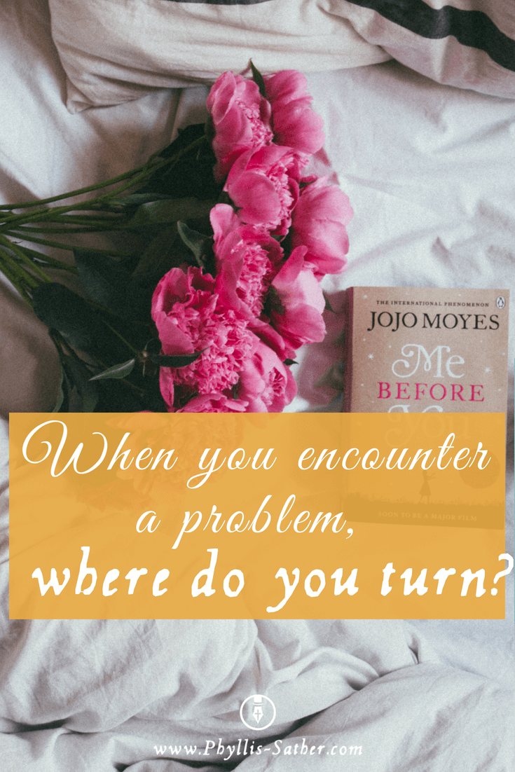 When you encounter a problem, where do you turn? Scripture tells us that we are to turn to God in the day of trouble.  We are to go to Him first for He is the only one that knows that answer! #scriptures #homeschool