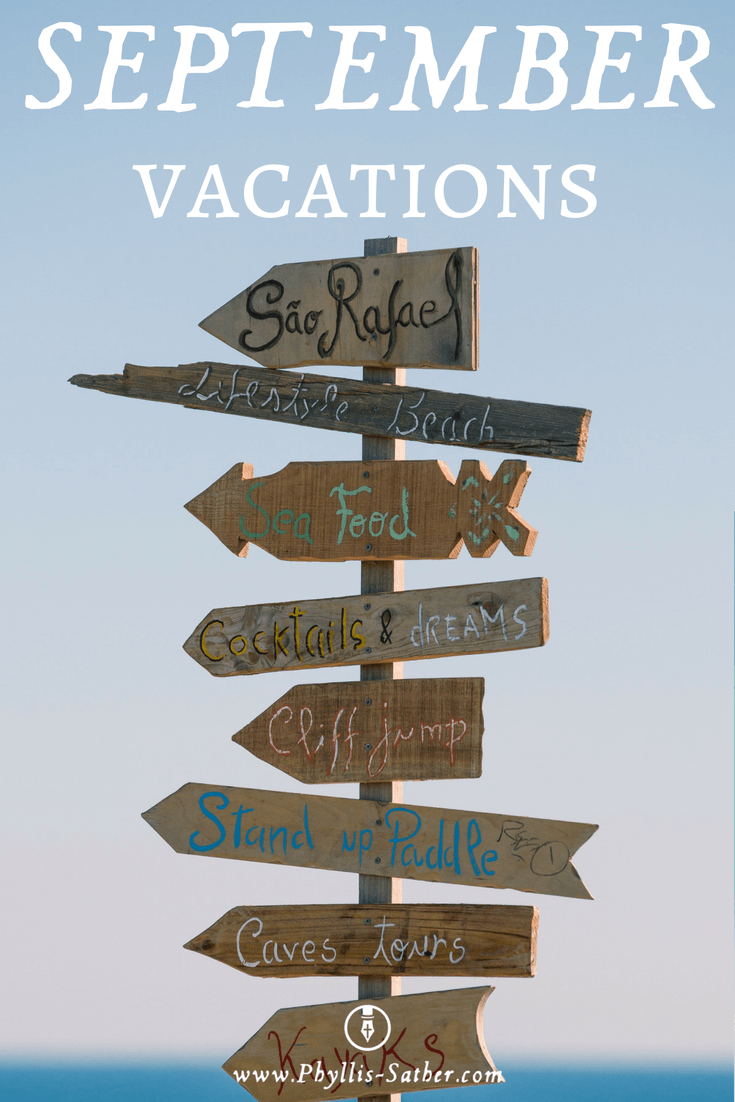 September Vacations. The middle of August, and this homeschool mother’s thoughts are turned toward – vacations? Yes, it’s true. For many years we’ve vacationed the first two weeks of September. #September #vacation #travel
