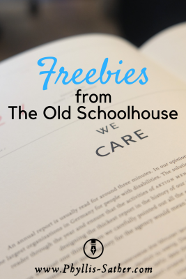 The Old Schoolhouse is offering some free e-books that might be just what you need.