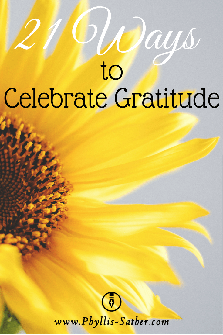 Thanksgiving season is soon approaching and this year, I encourage you to take the opportunity to celebrate gratitude.  In the midst of the hustle and bustle of this holiday season, take a moment (or two) to celebrate gratitude.