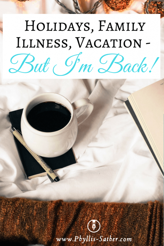 Holidays, Family Illness, Vacation - But I'm back!